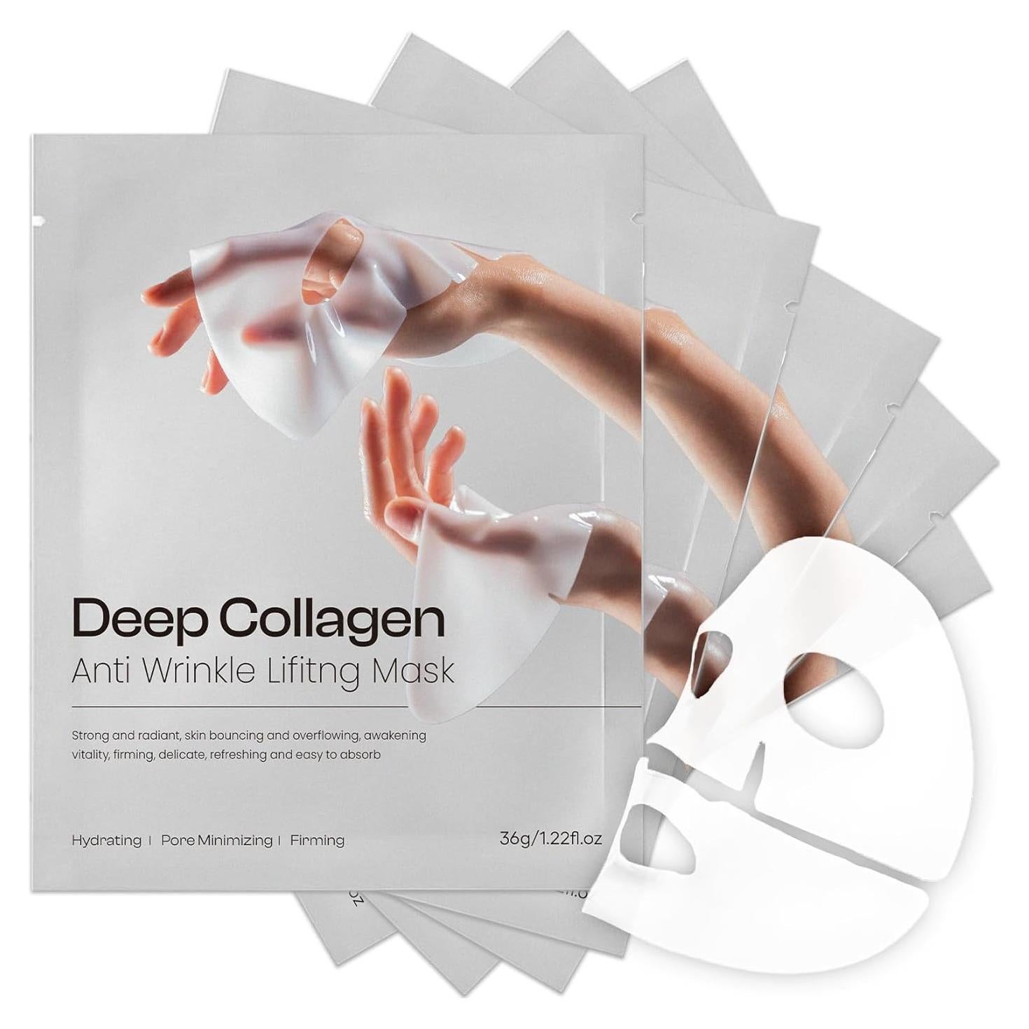 Mascarilla Facial Nocturna LHOPEBK Colágeno Hidratante 290g