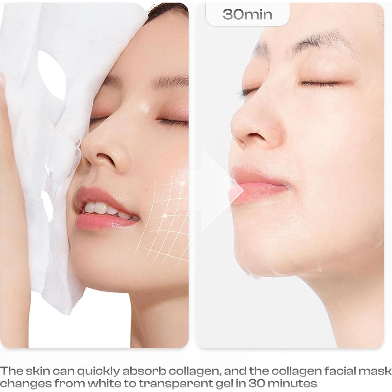 Mascarilla Facial Nocturna LHOPEBK Colágeno Hidratante 290g