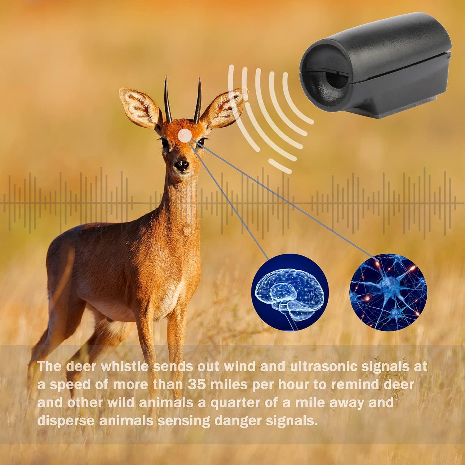 Silbatos de Advertencia para Ciervos SINGARO - Paquete de 2