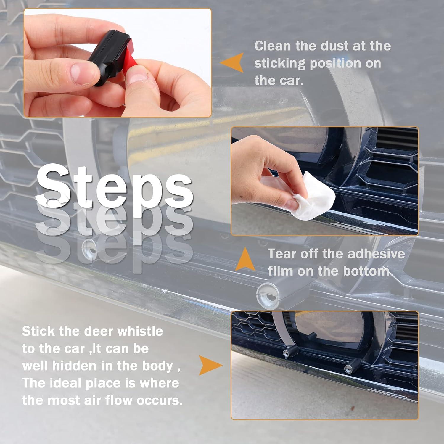 Silbatos de Advertencia para Ciervos SINGARO - Paquete de 2