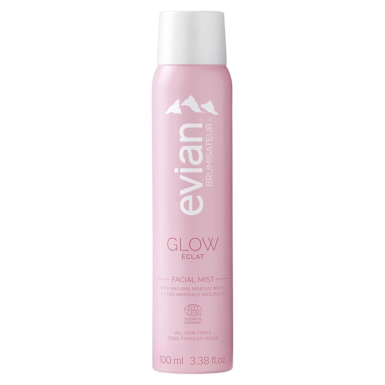 Evian Glow Mist Facial - Aumenta Radiancia - Orgánico - 130g