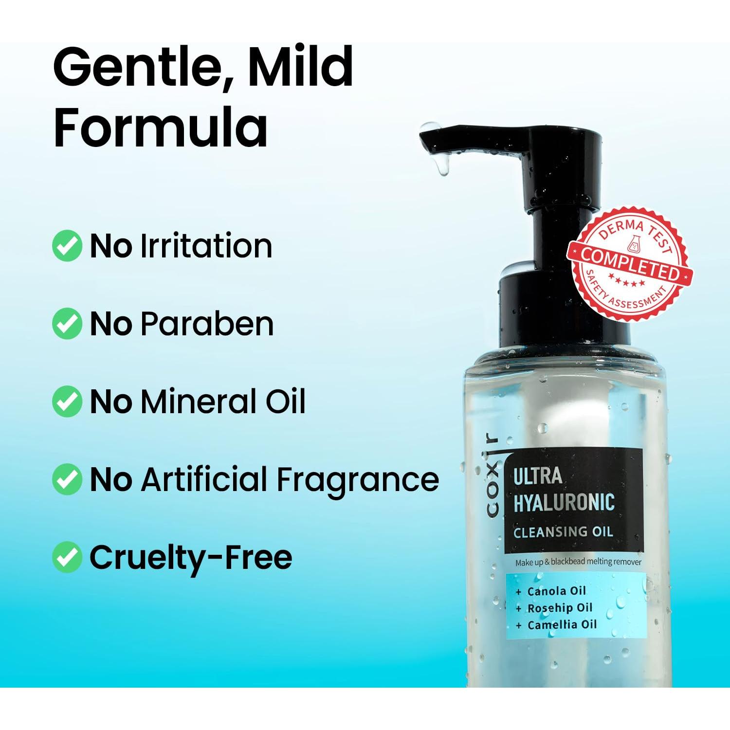 Coxir Limpiador Facial Aceite Hialurónico 150ml Suave