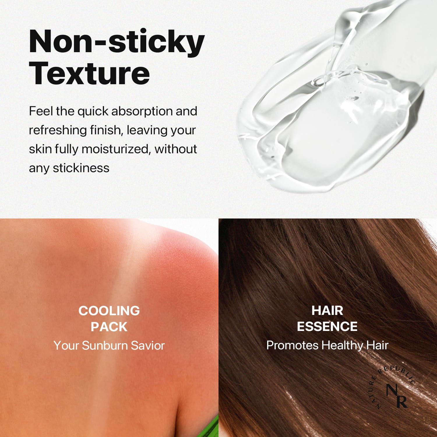 Gel Hidratante Aloe Vera 92% Nature Republic 340g