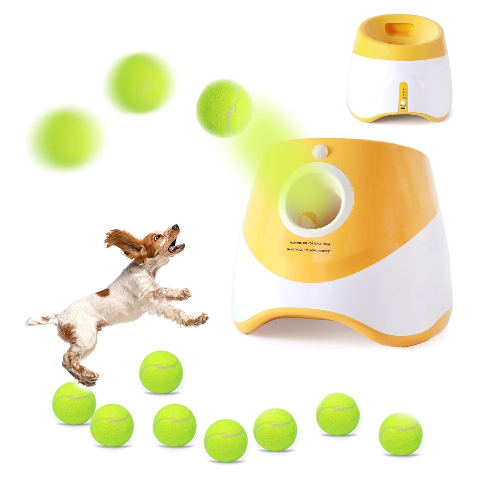 Lanzador automático de pelotas Jovani para perros pequeños