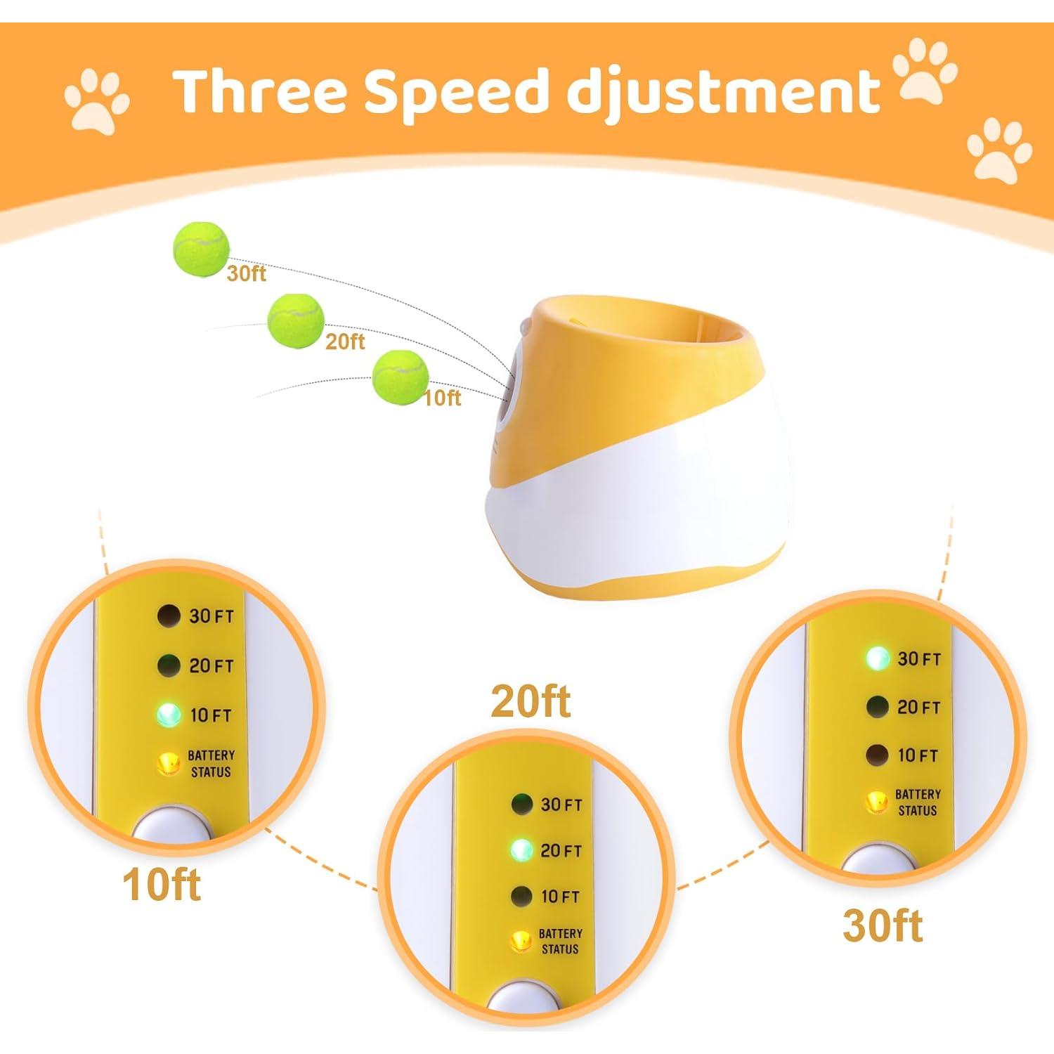 Lanzador automático de pelotas Jovani para perros pequeños