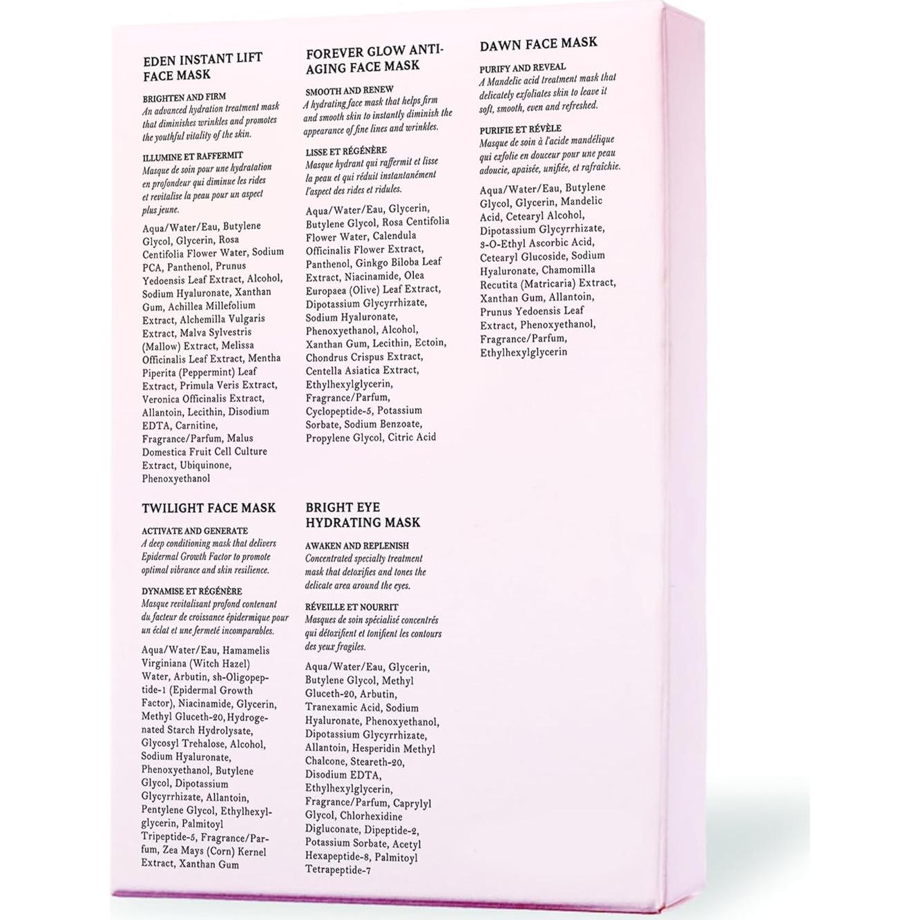 Mascarillas Hidratantes Joanna Vargas Glow to Go - 5 Hojas