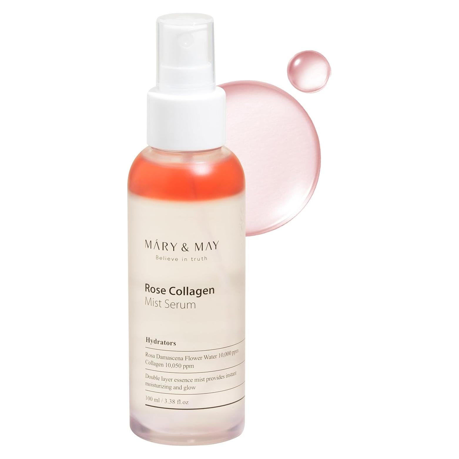 Suero en aerosol de colágeno Mary&May 100 ml - Hidratación y brillo