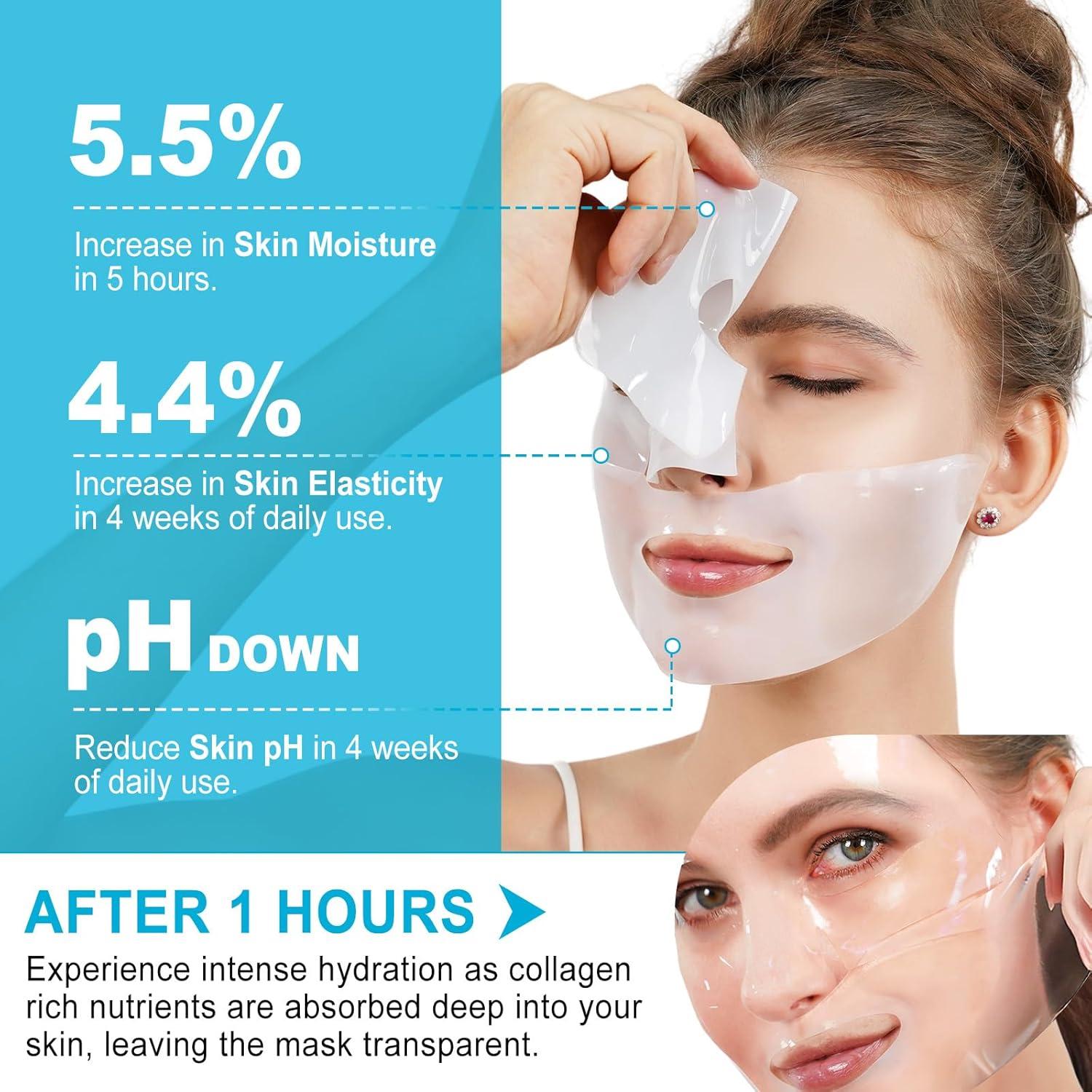 Mascarilla Facial de Colágeno XSVSEIE Hidratante Nocturna