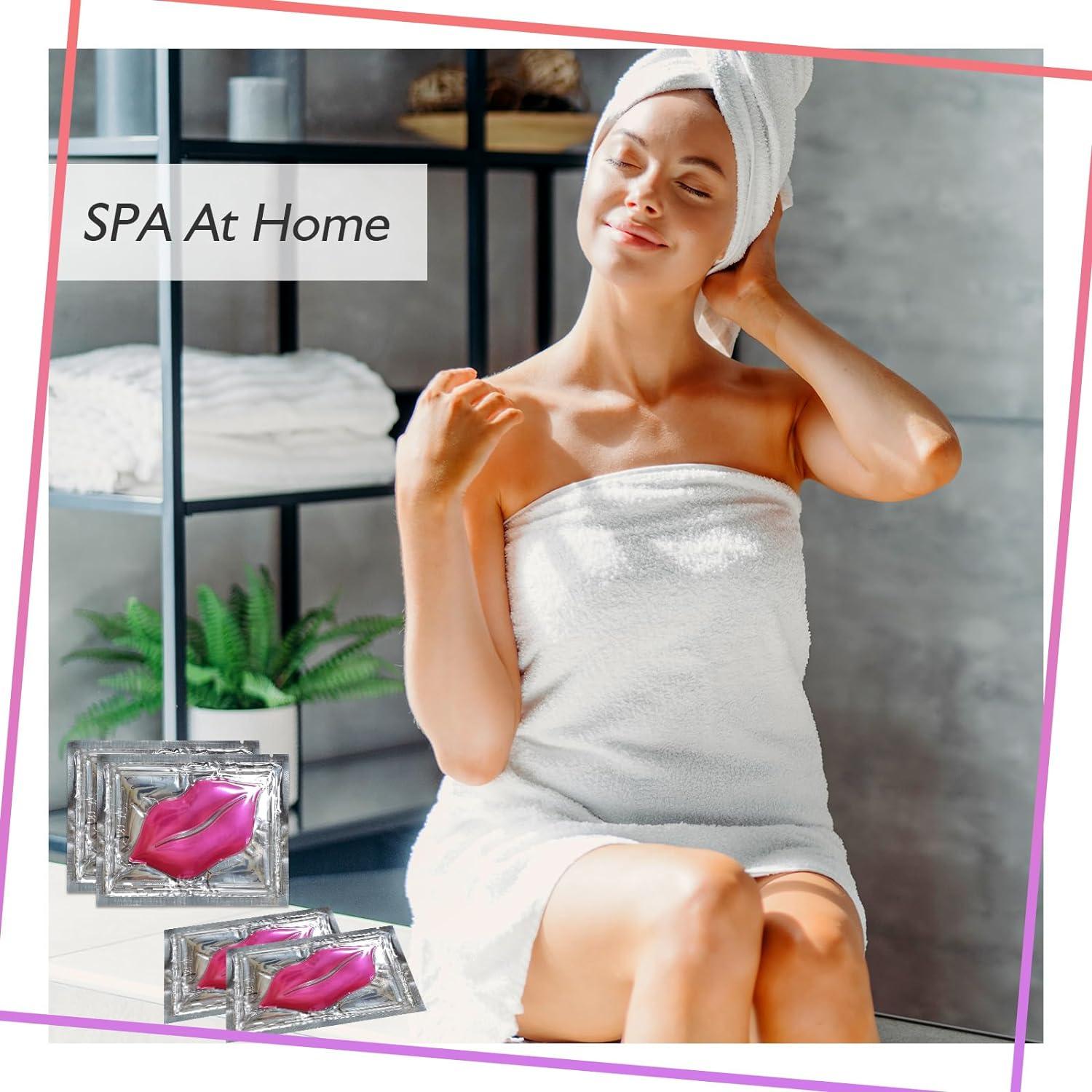 Mascarilla de Labios Rosa Adofect 30 Piezas Hidratante