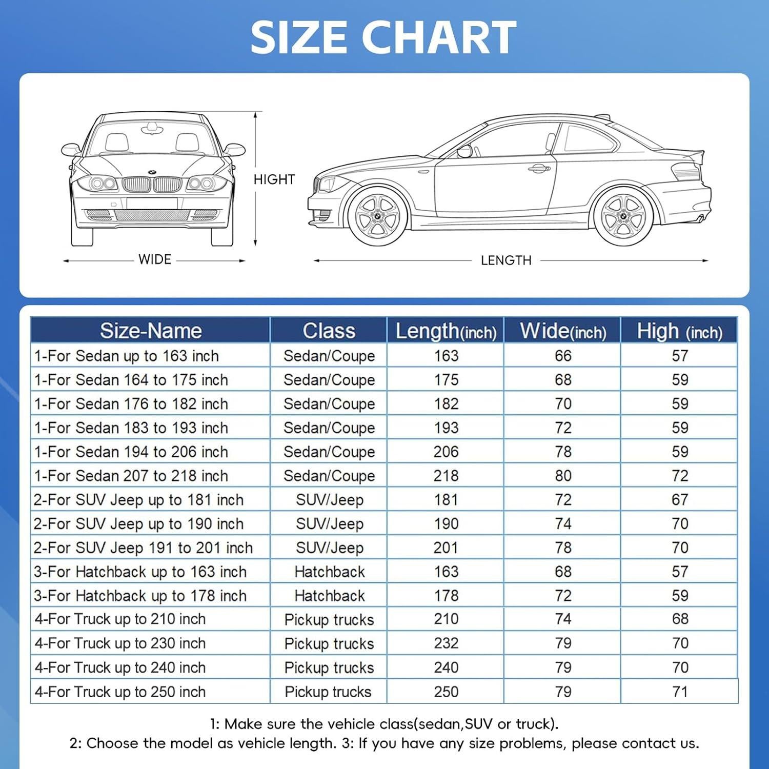 Car Cover for Coupe Sports Car Waterproof All Weather, Universal Fit Mazda Miata/MX-5, Toyota MR2, BMW Z3, Honda S2000, Saturn Sky, Volkswagen Cabrio, Mercedes-Benz SLK-Class etc.