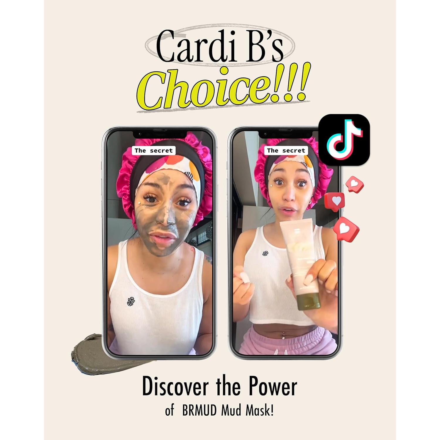 Mascarilla de Barro Relief - Cardi B - Hidratante 109.5 ml