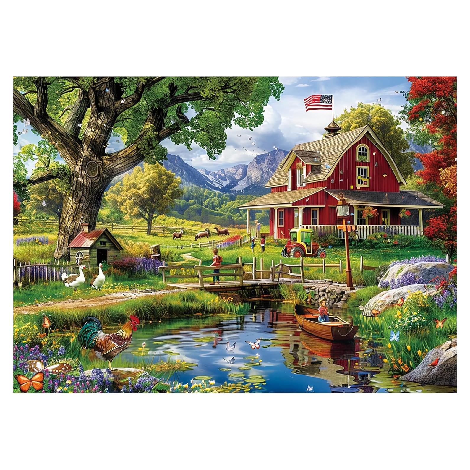 Rompecabezas de 1000 Piezas Edsjegn Country Clubhouse 71x51cm