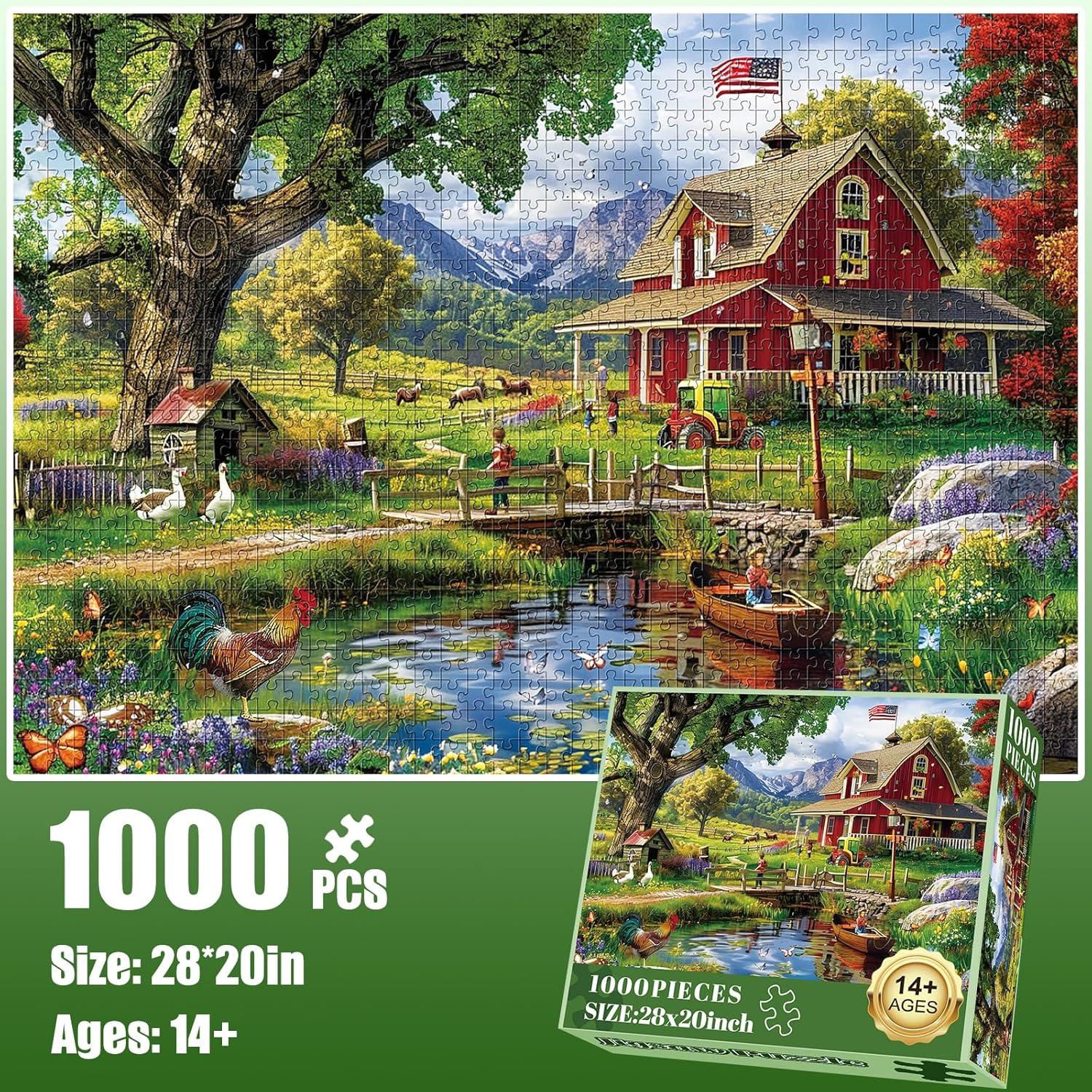 Rompecabezas de 1000 Piezas Edsjegn Country Clubhouse 71x51cm