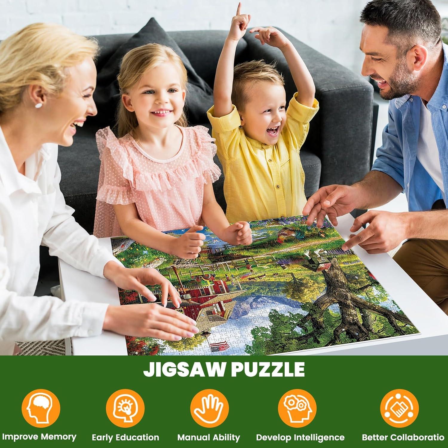 Rompecabezas de 1000 Piezas Edsjegn Country Clubhouse 71x51cm