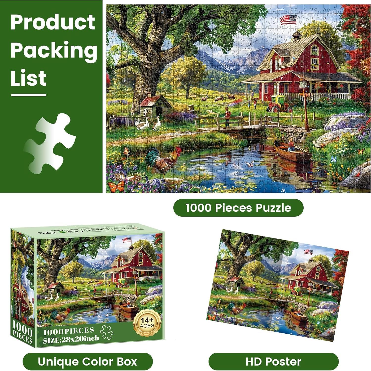 Rompecabezas de 1000 Piezas Edsjegn Country Clubhouse 71x51cm