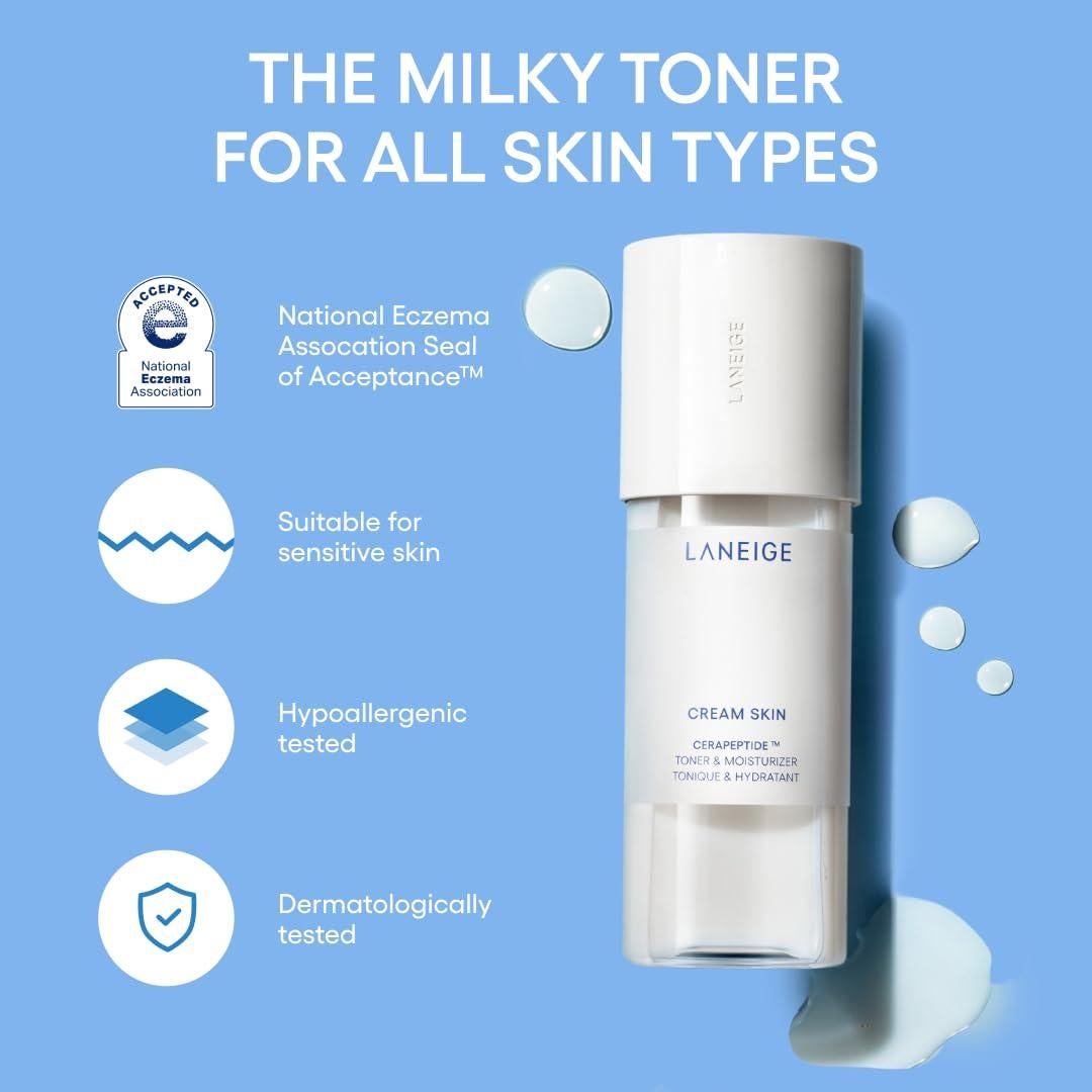 Tónico Humectante Laneige 170 ml Ceramidas y Péptidos