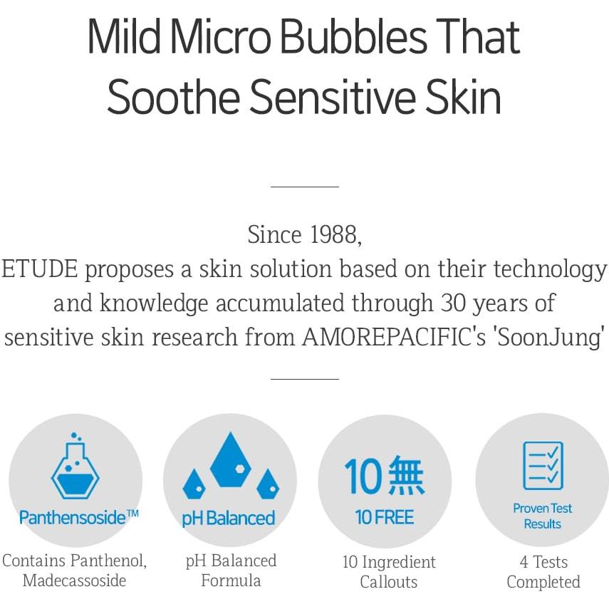 Limpiador Facial Espumoso SoonJung pH 6.5 150ml Vegano