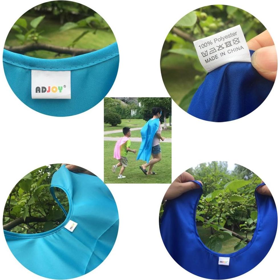 Set Capa y Máscara Superhéroe Adulto ADJOY - Azul