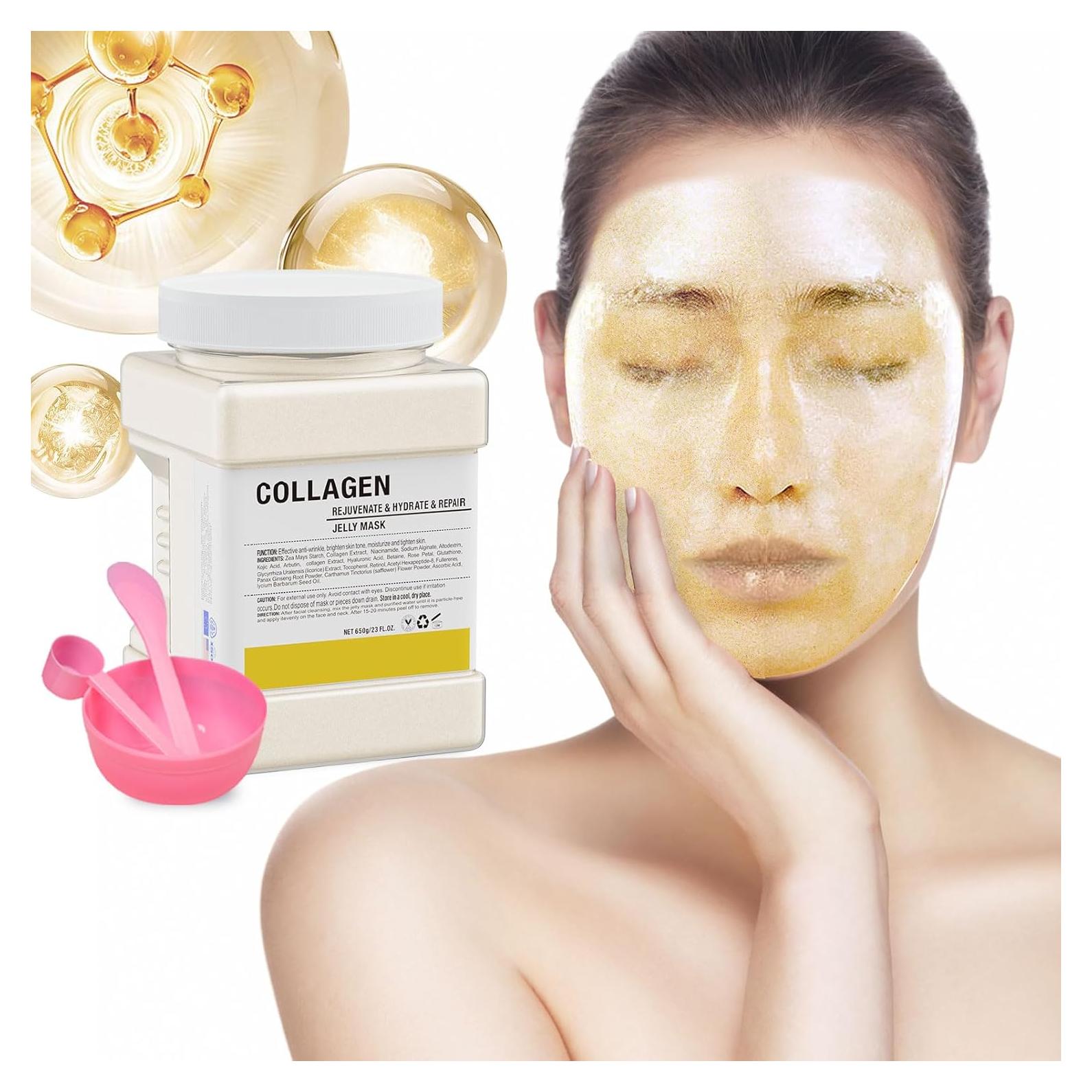 Polvo de Gelatina para Máscaras Faciales Truvenum 500g Hidratante