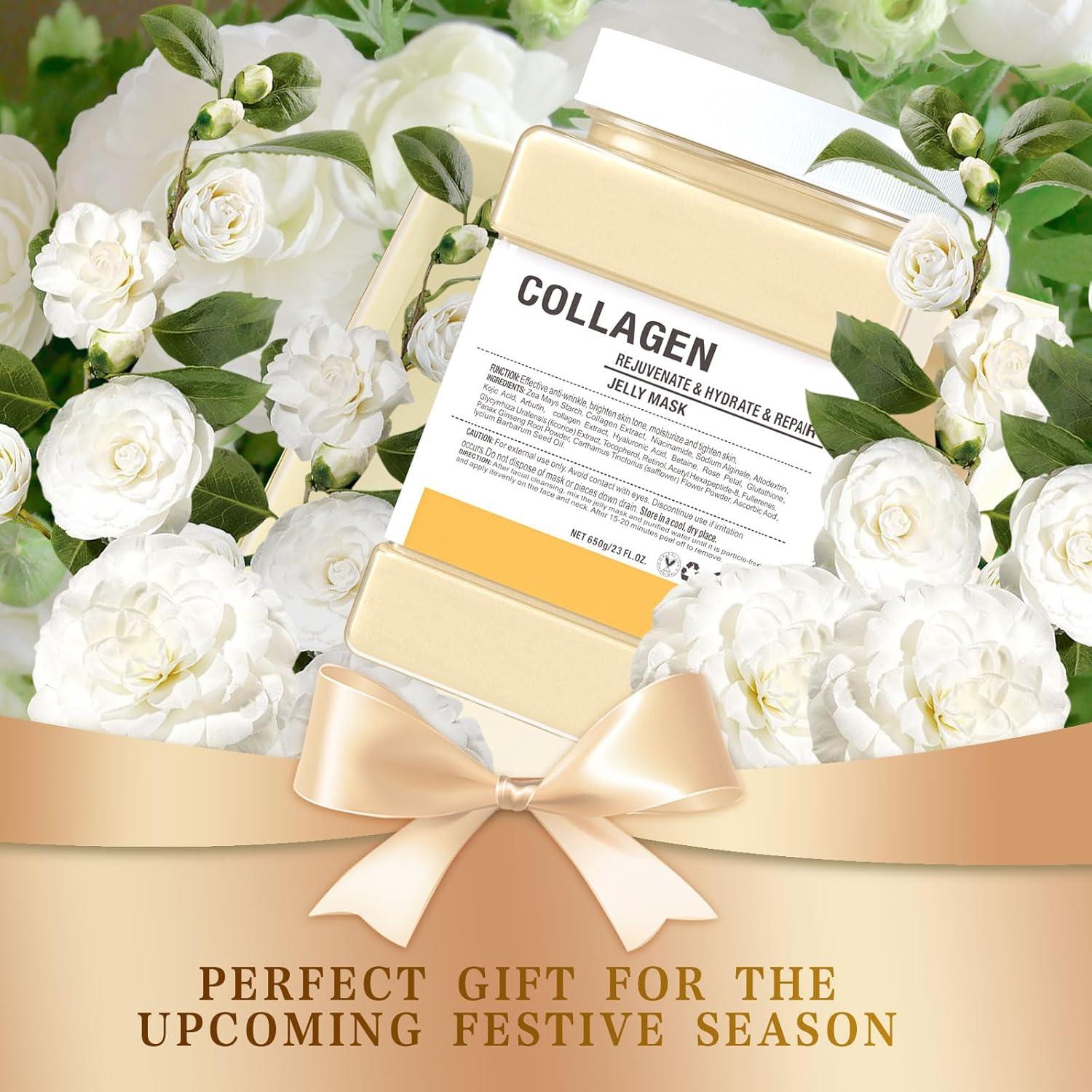 Polvo de Gelatina para Máscaras Faciales Truvenum 500g Hidratante