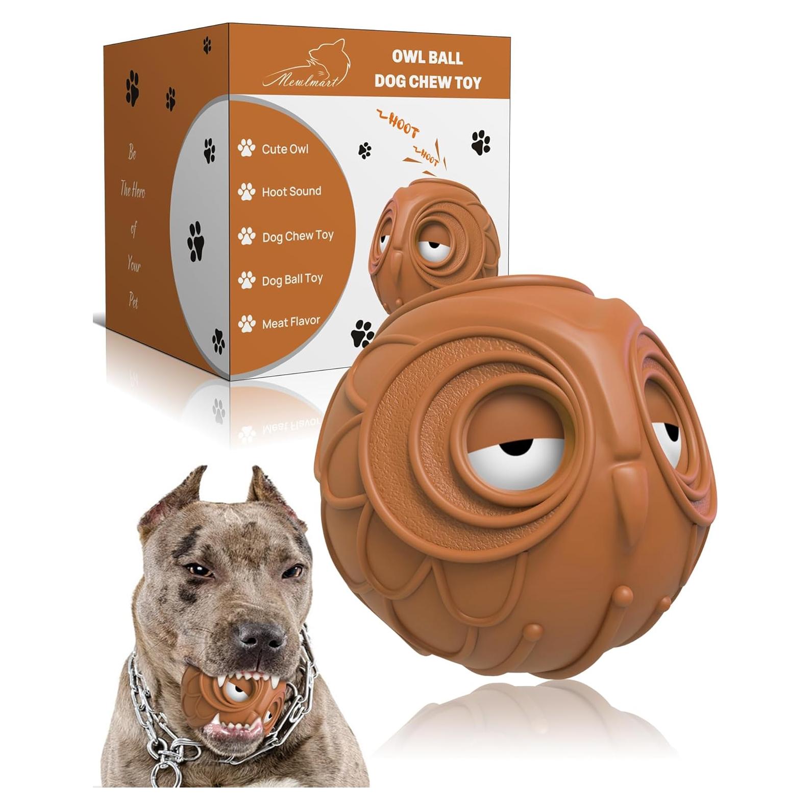Pelota para Perros Mewlmart Caucho Natural Marrón 8.79 cm