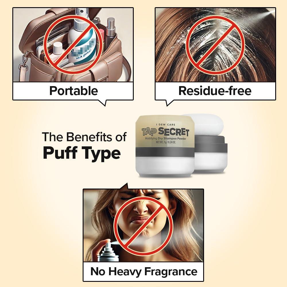 Champú Seco I DEW CARE Tap Secret Original 6.8 g