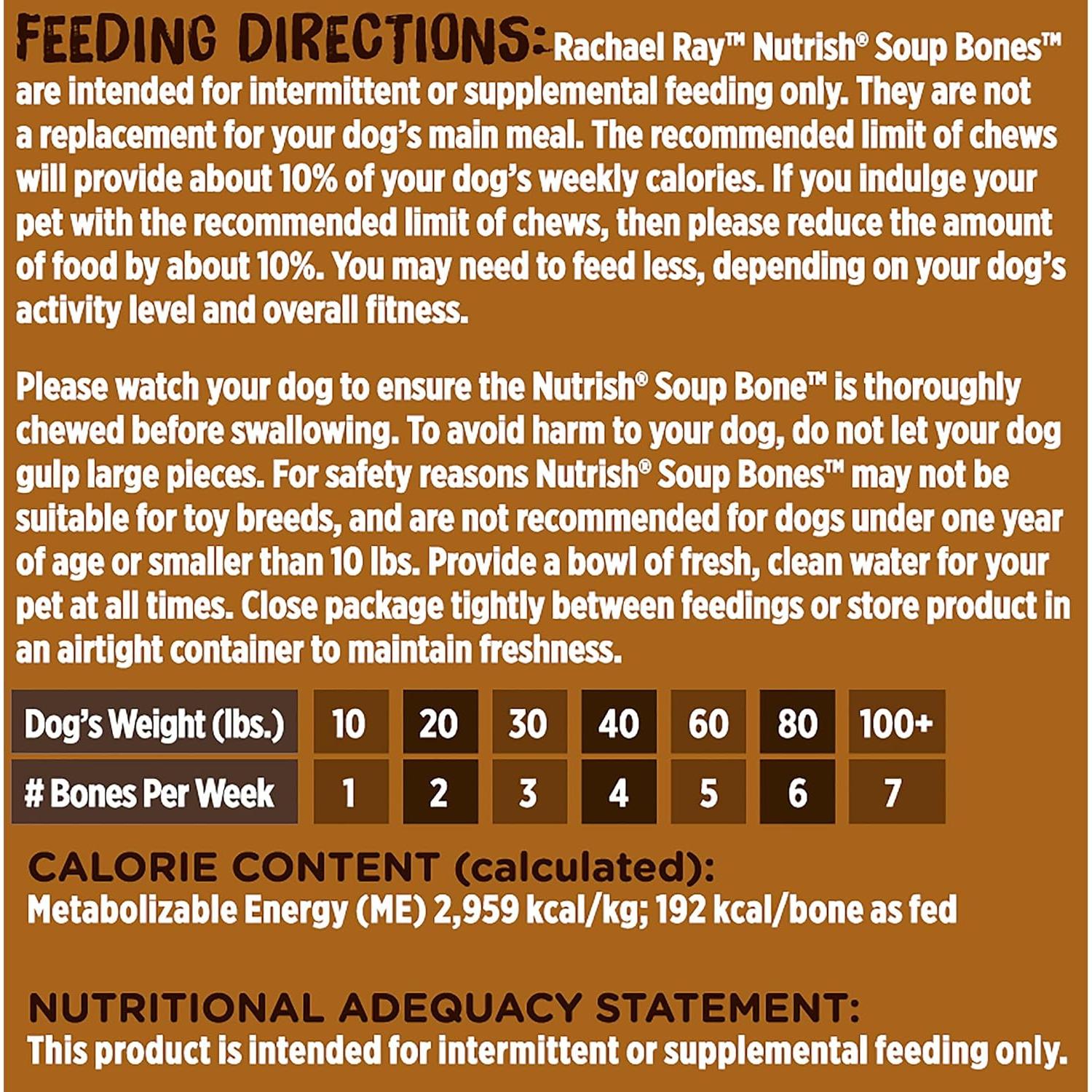 Golosinas para Perros Rachael Ray Nutrish 170g Sabor Carne y Cebada