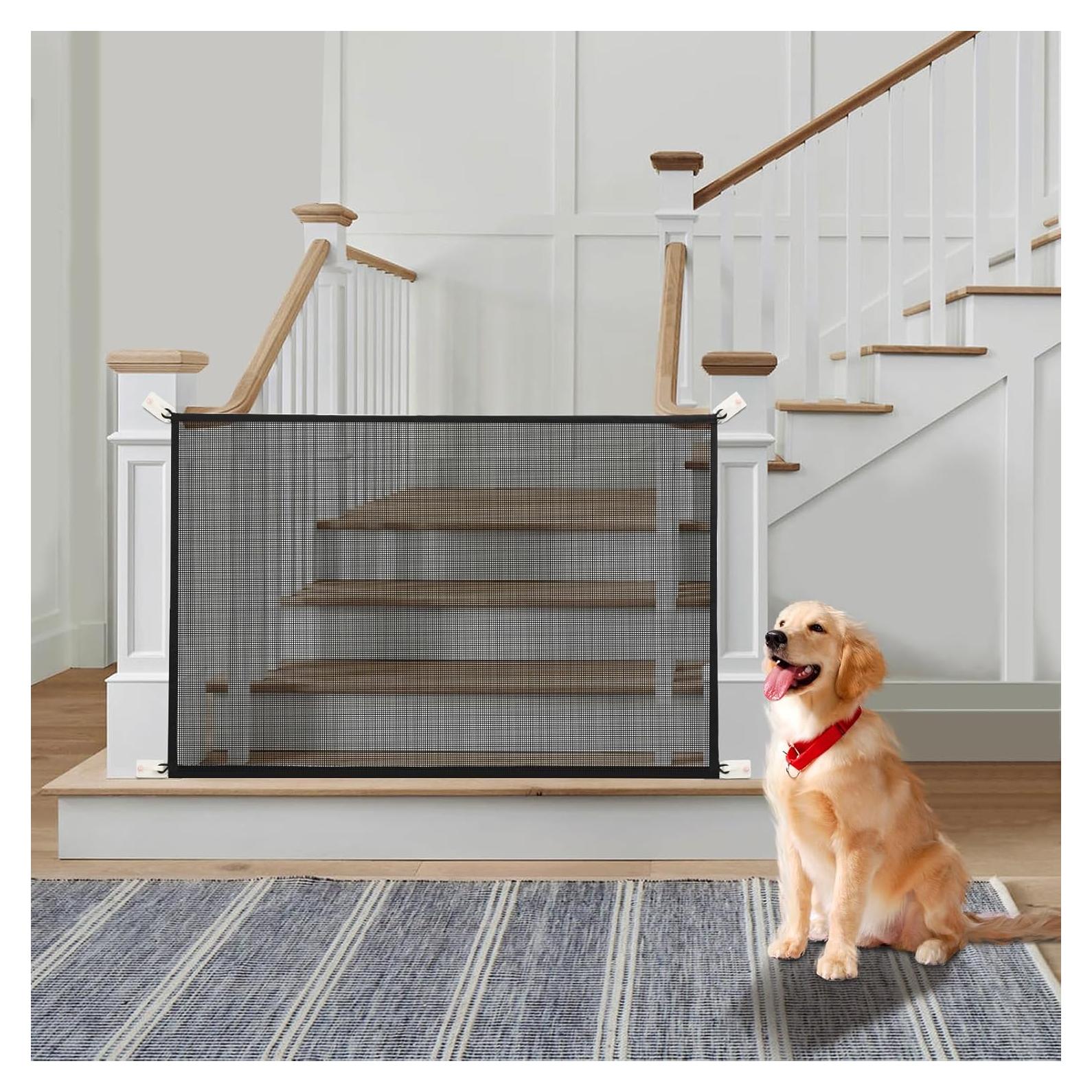 Puerta de Malla Cupount para Bebés y Perros - 76.2 cm H x 96.5 cm W