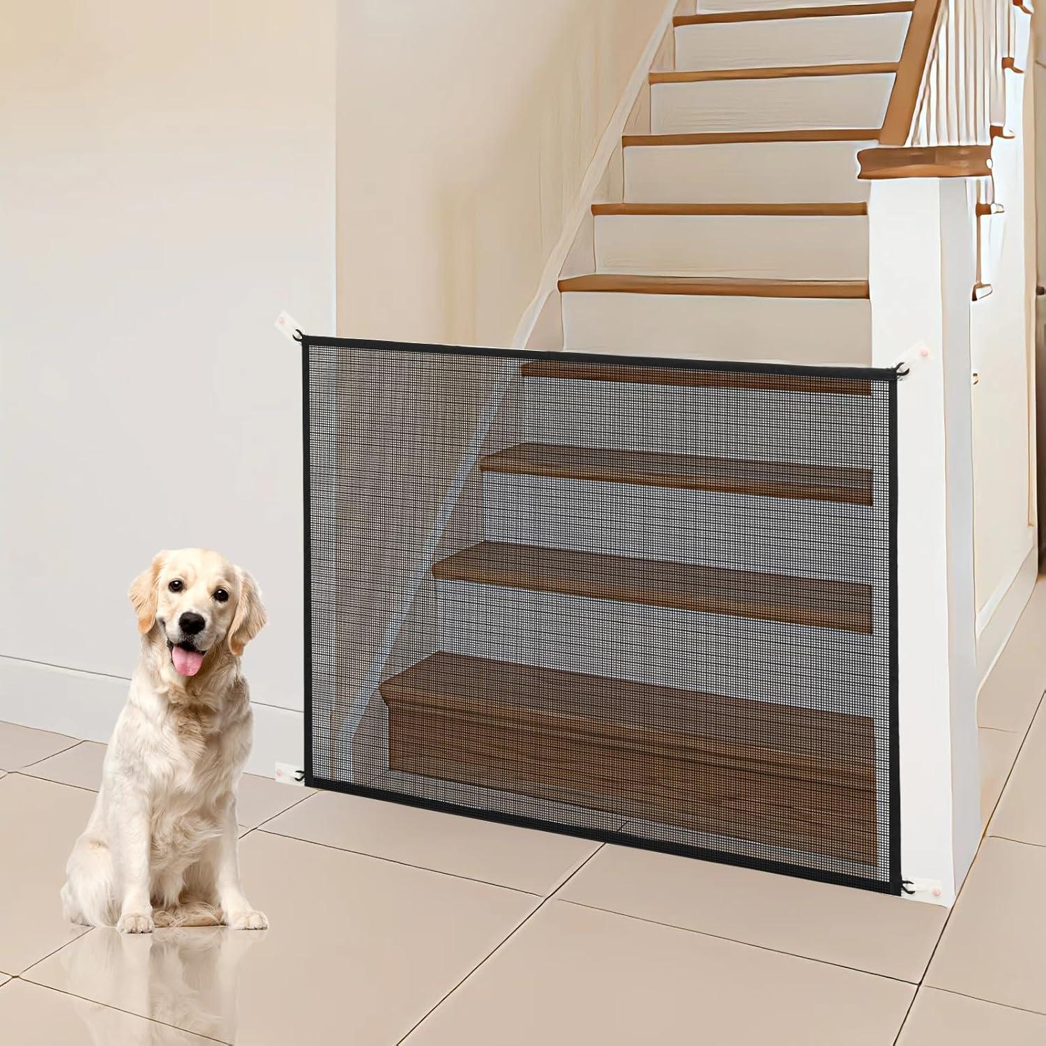 Puerta de Malla Cupount para Bebés y Perros - 76.2 cm H x 96.5 cm W