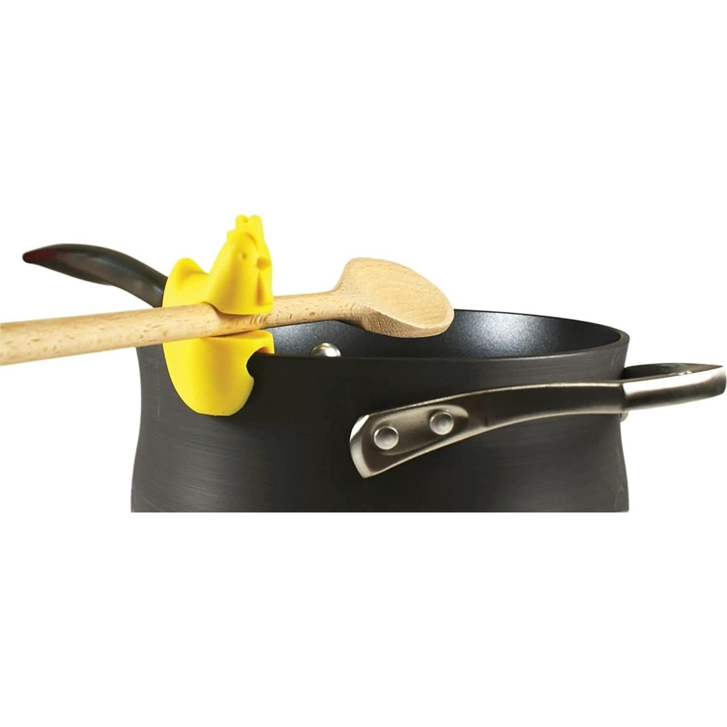 Soporte para cuchara de silicona Fox Run, pollo, 6.35 cm