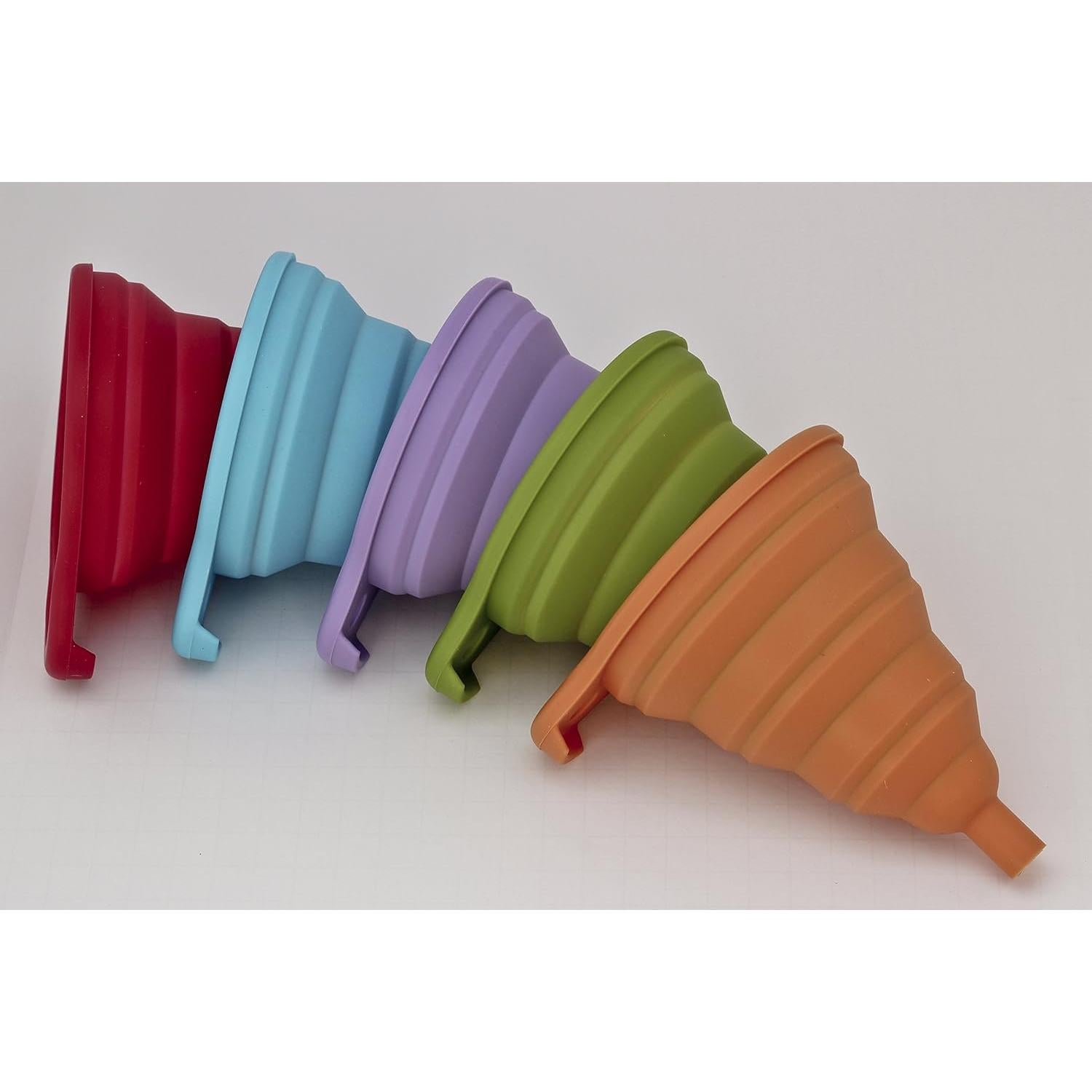 Embudo de Silicona Plegable Zoie + Chloe 10 cm Azul