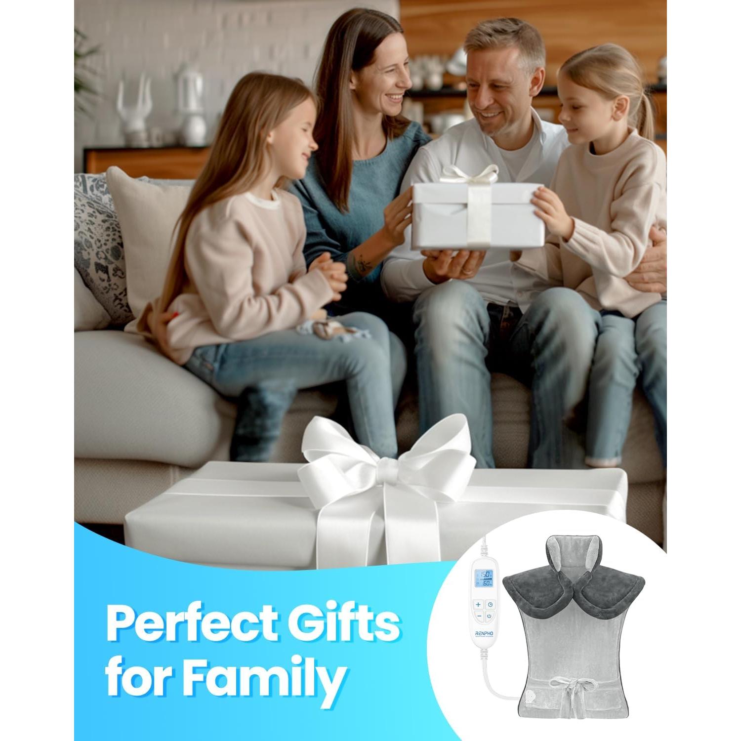 Almohadilla Térmica RENPHO 61x84cm para Espalda y Cuello