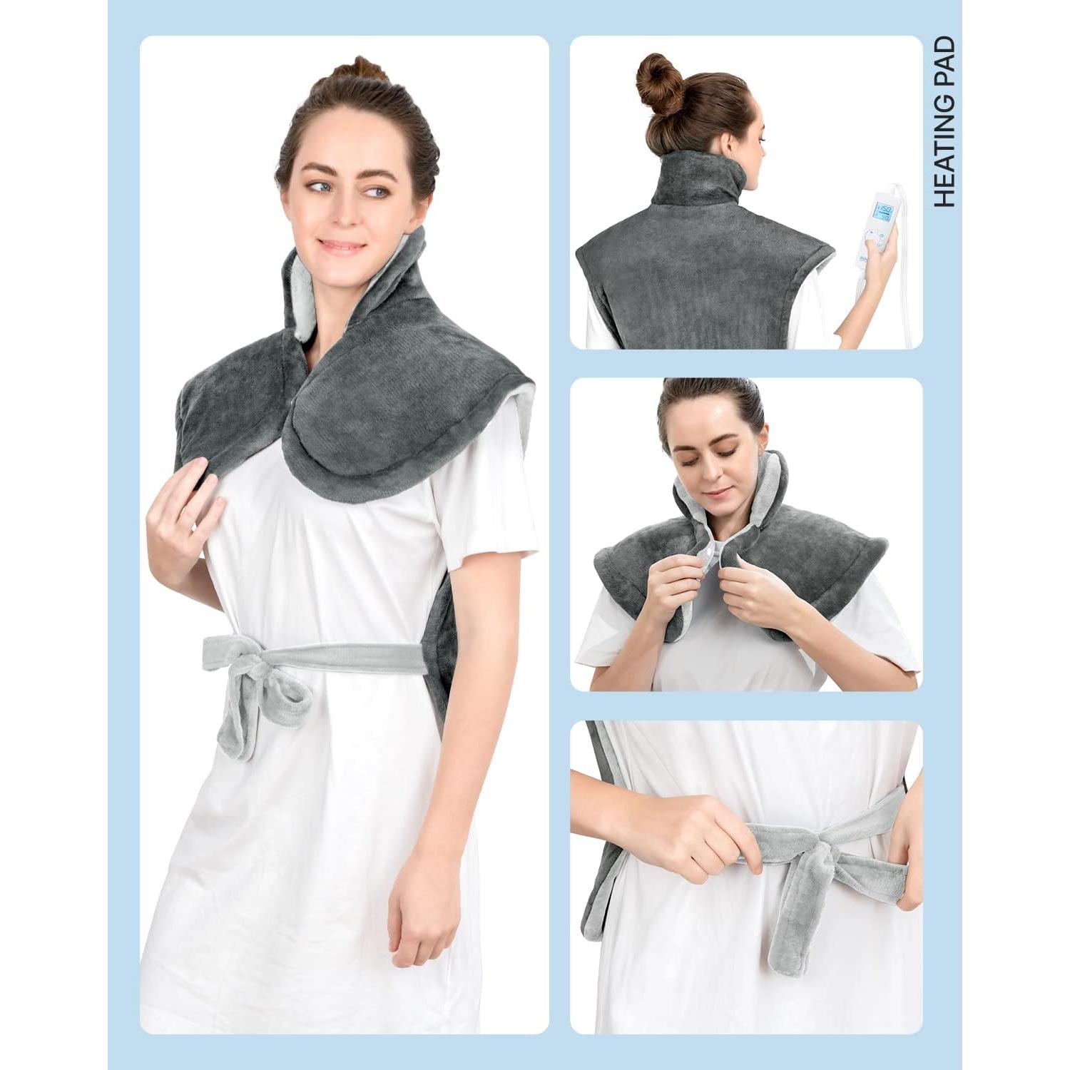 Almohadilla Térmica RENPHO 61x84cm para Espalda y Cuello