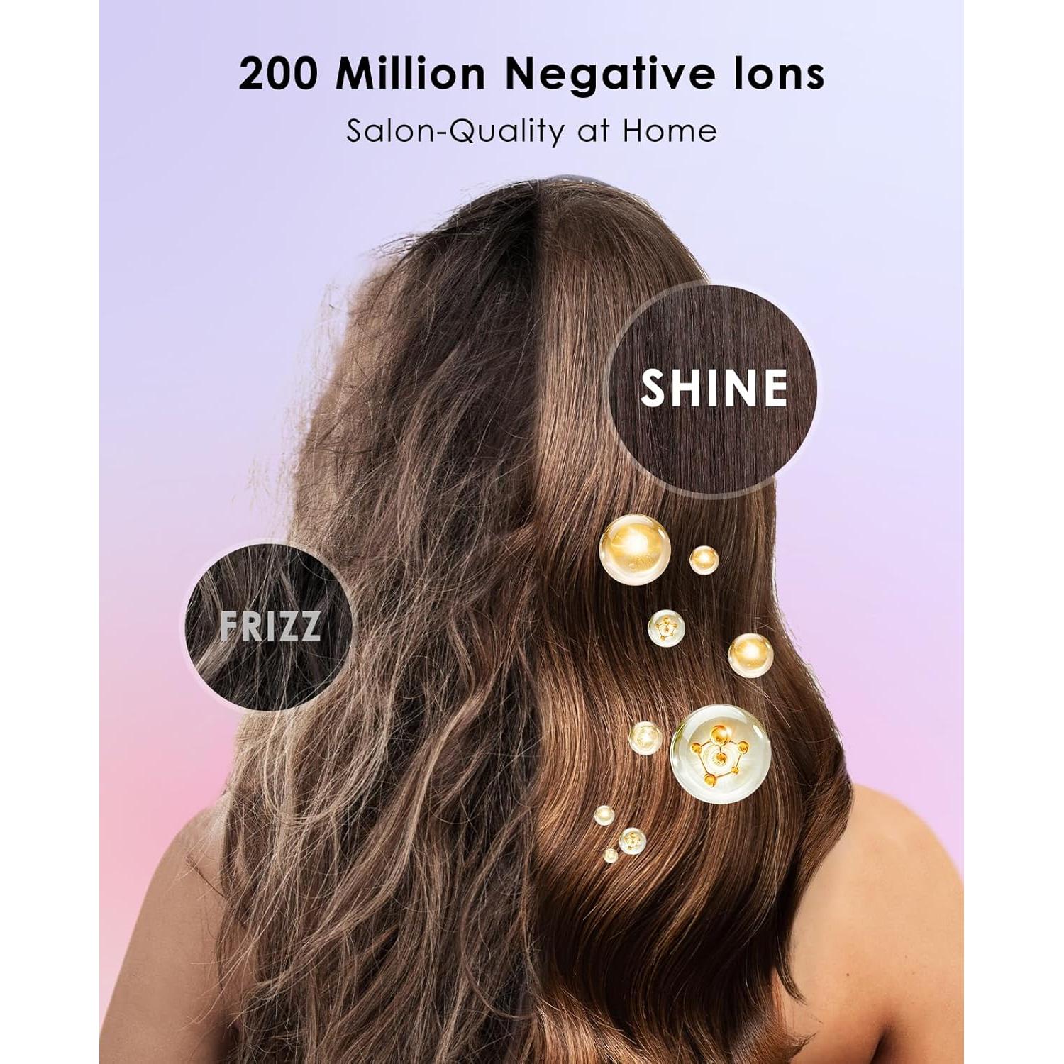 Secador de Pelo OSOU Iónico 110,000 RPM con Difusor Rosa