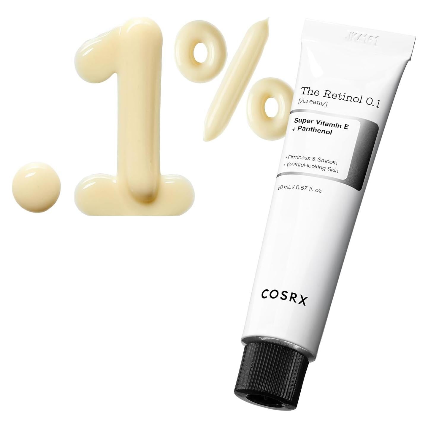 COSRX Crema de Retinol 0.1% 19ml Anti-envejecimiento Ojos Cuello