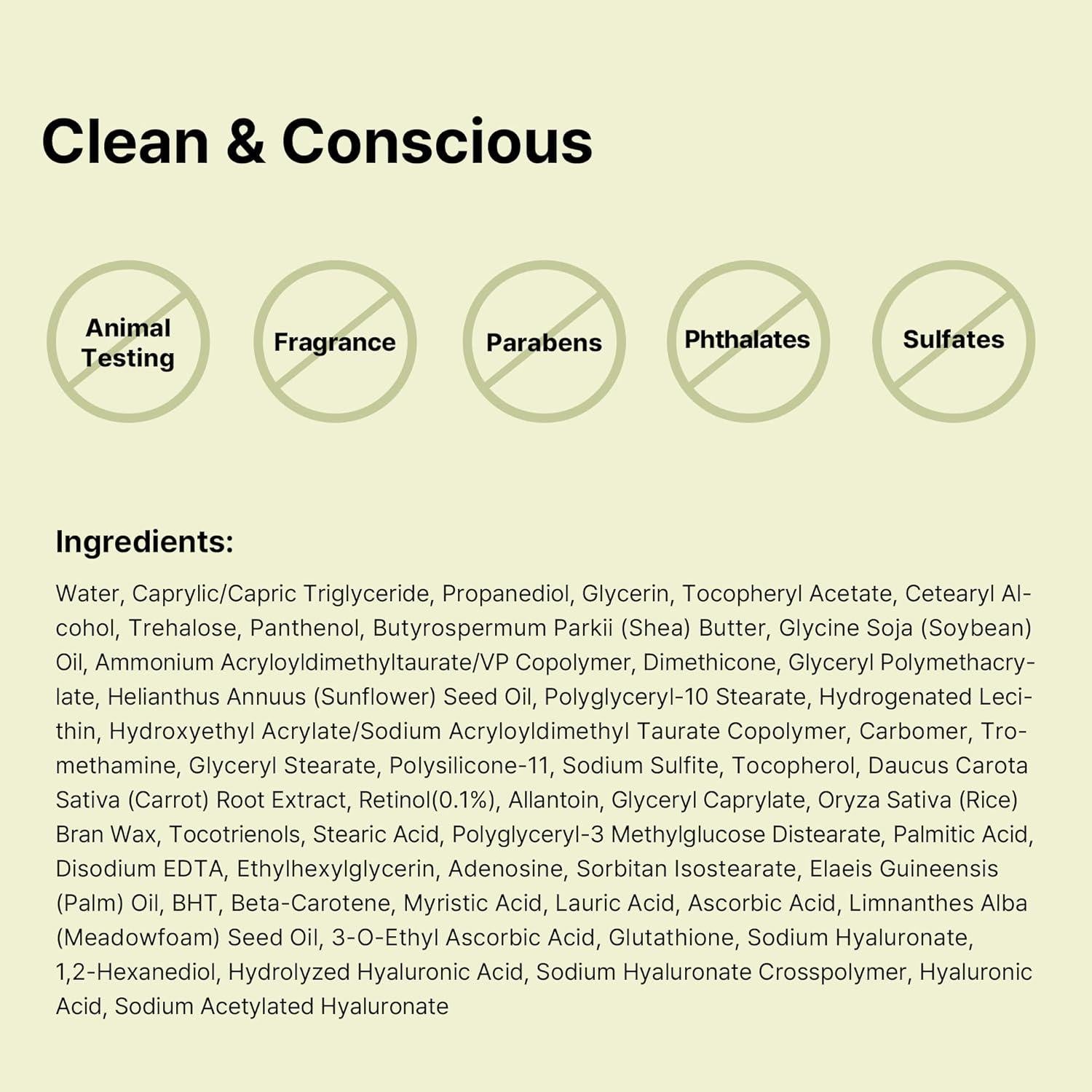 COSRX Crema de Retinol 0.1% 19ml Anti-envejecimiento Ojos Cuello