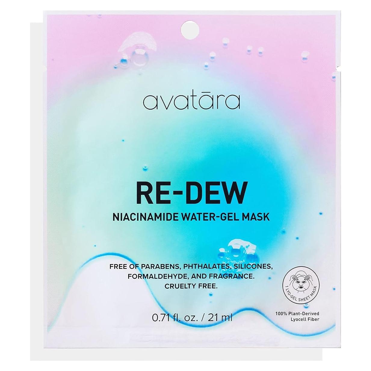 Mascarilla de Agua en Gel Avatara Niacinamida 21 ml