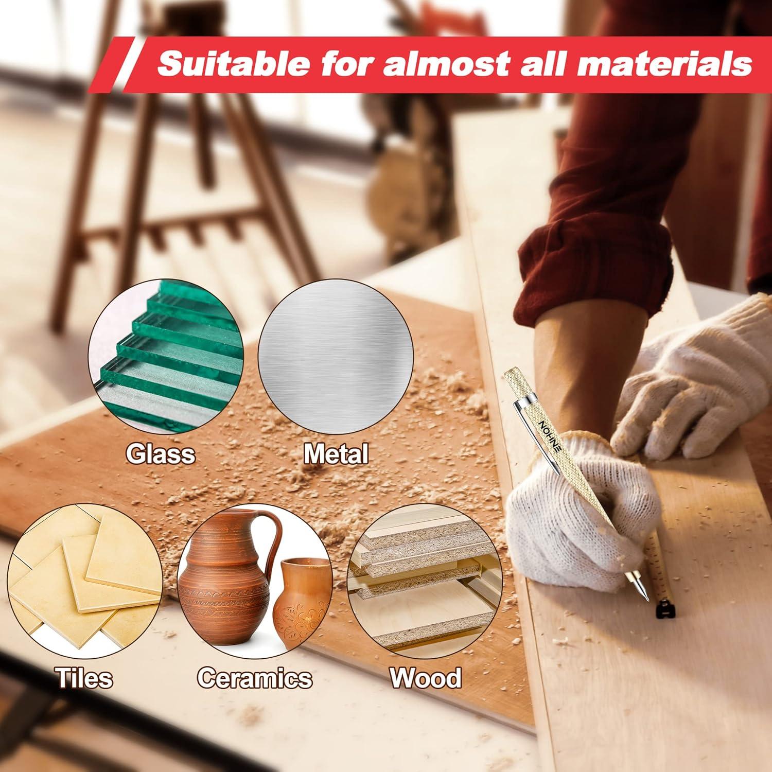 Conjunto de Lápices de Carpintero Enhon 6PCS con Recargas