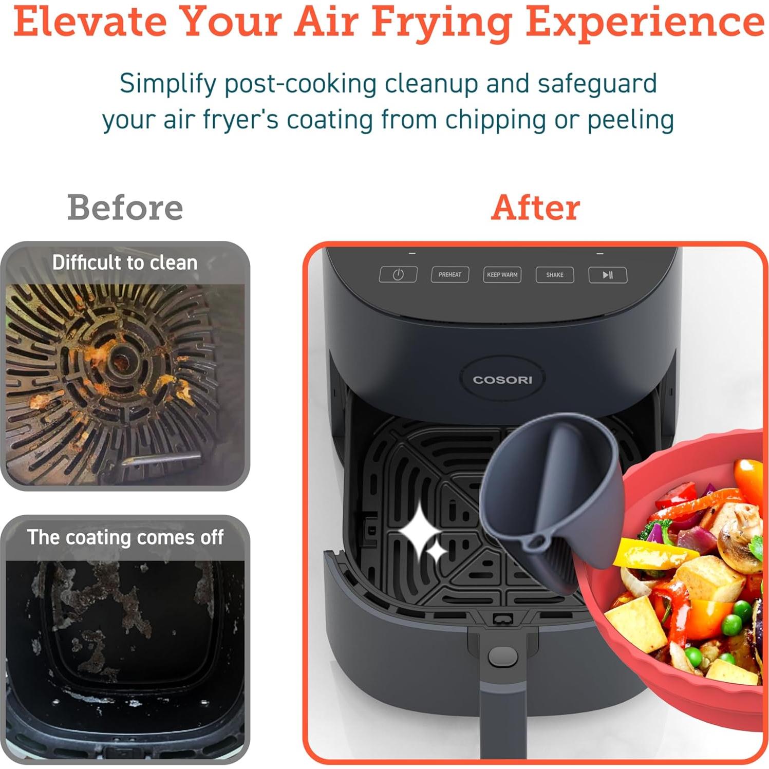 Forros de Silicona COSORI para Freidora de Aire 3-5 QT