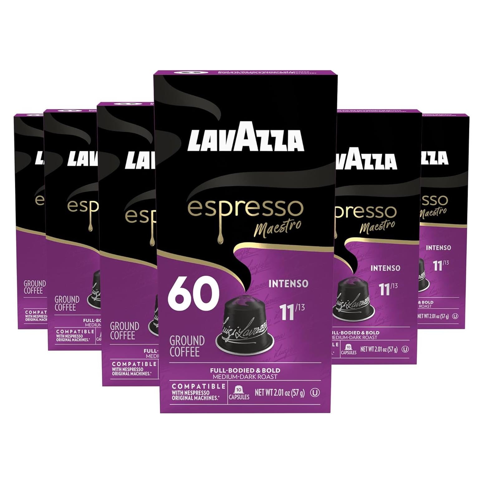 Cápsulas de Aluminio Lavazza Espresso Maestro Intenso 60 Unidades