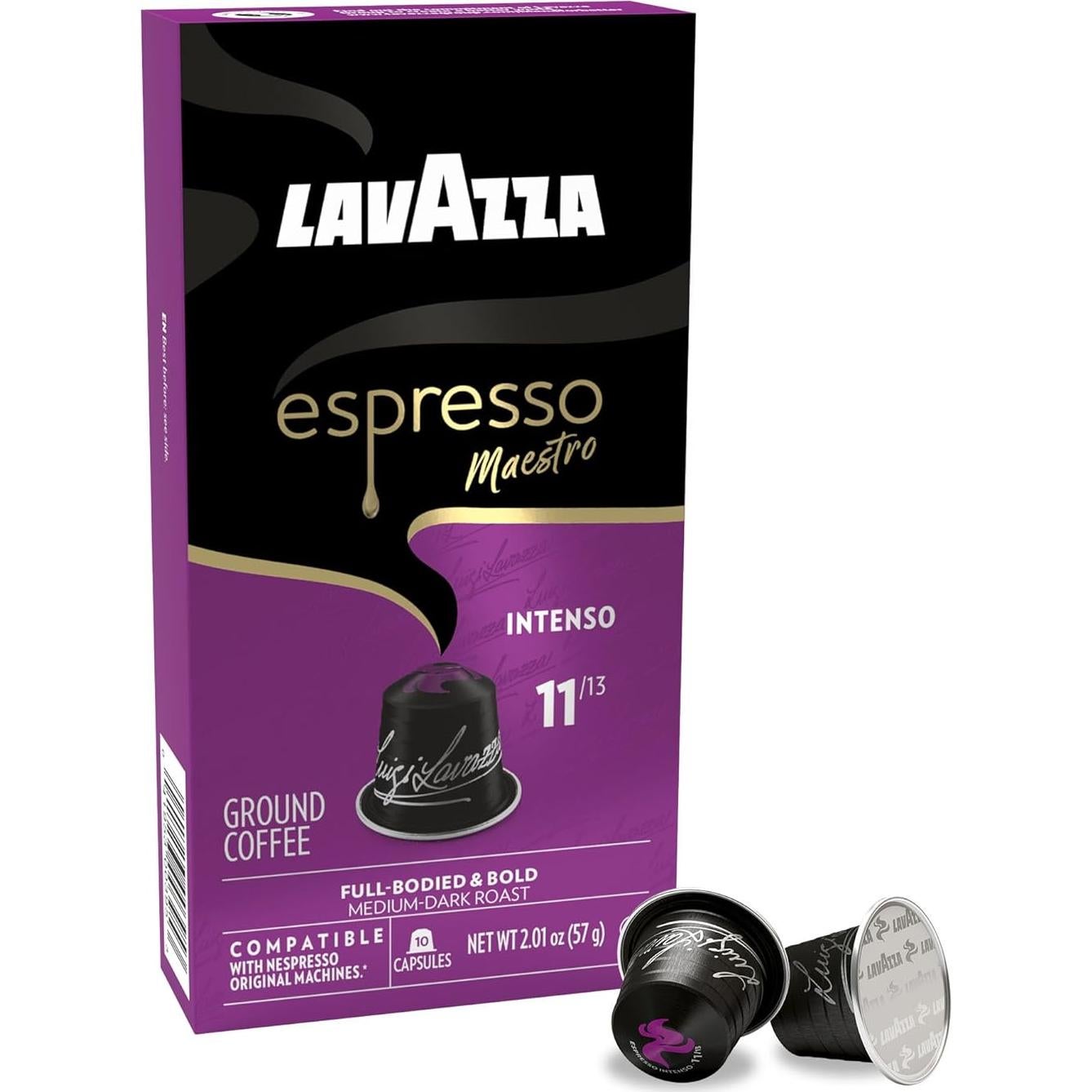 Cápsulas de Aluminio Lavazza Espresso Maestro Intenso 60 Unidades