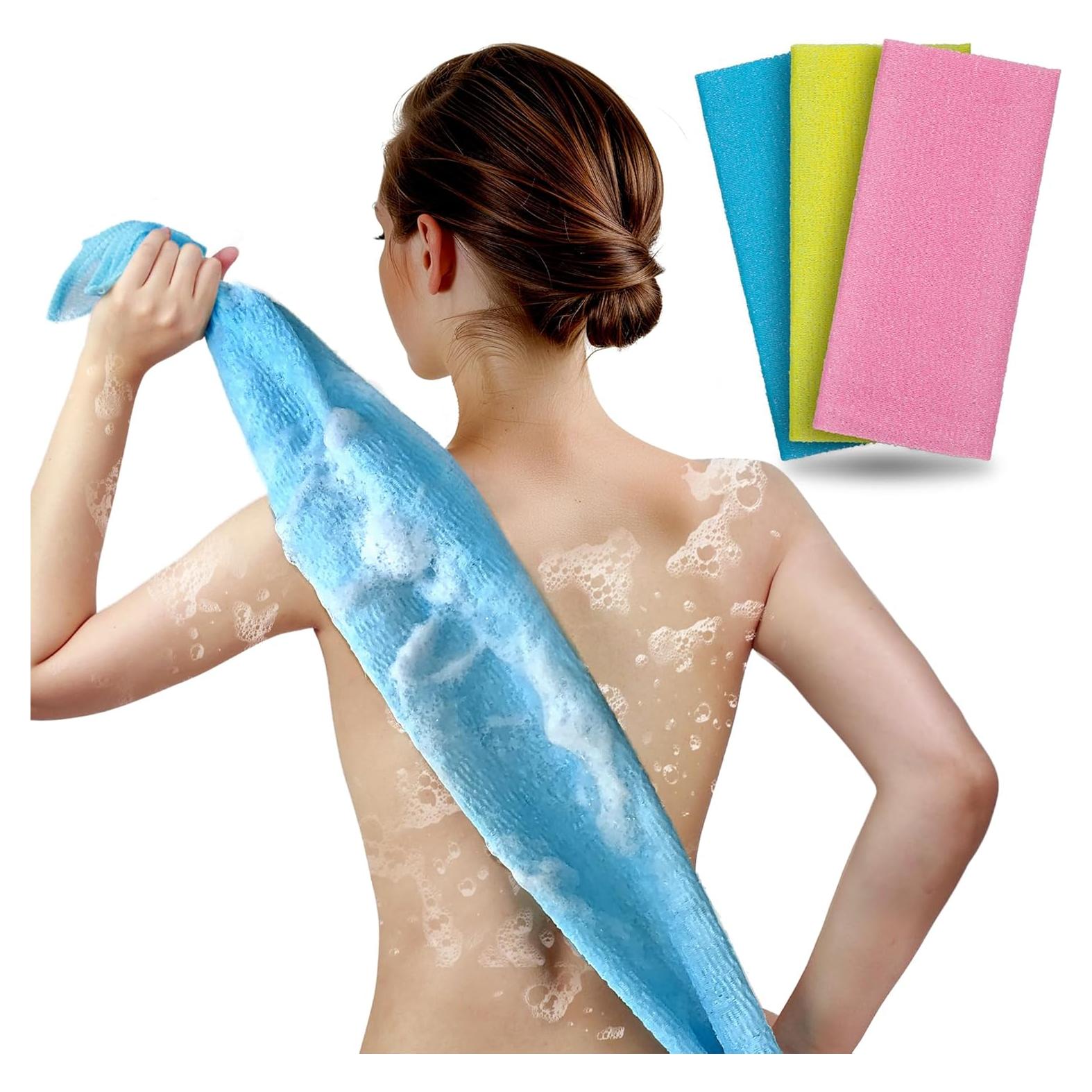 Paño Exfoliante ARCH&M para Cuerpo 3 Piezas 90x30 cm