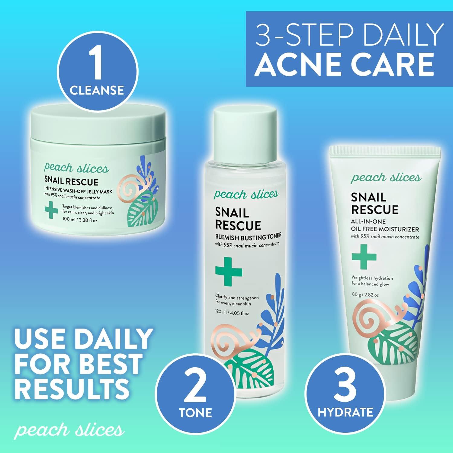 Tónico Facial Rodajas de Durazno 115.5 g - Mucina de Caracol y Cica