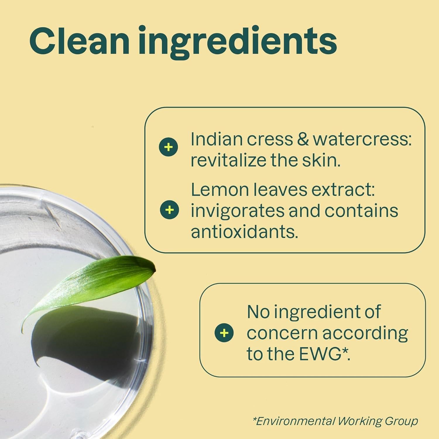 Limpiador Facial Espumoso ATTITUDE 148 ml Vegano Hojas de Limón