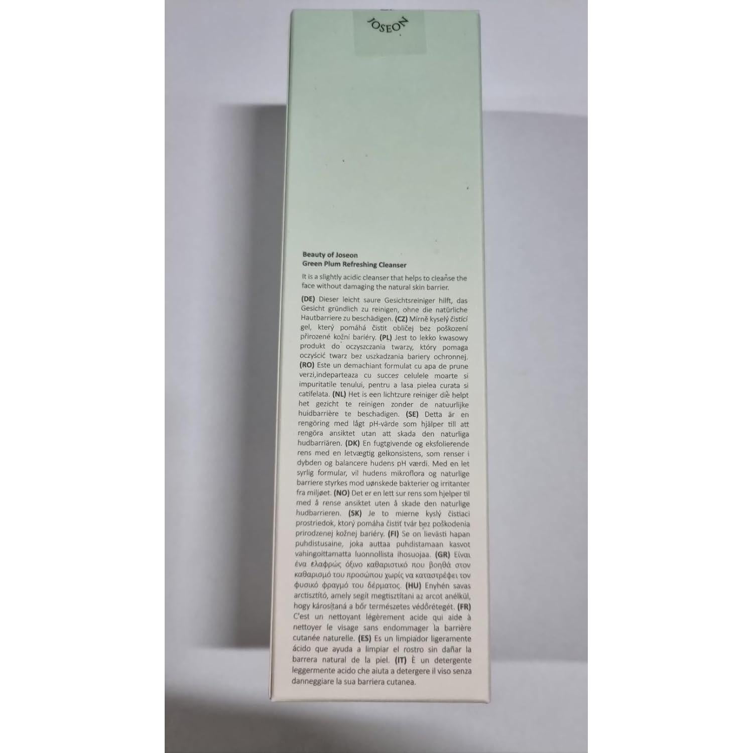 Gel Limpiador Refrescante Belleza de Joseon 100ml Piel Radiante