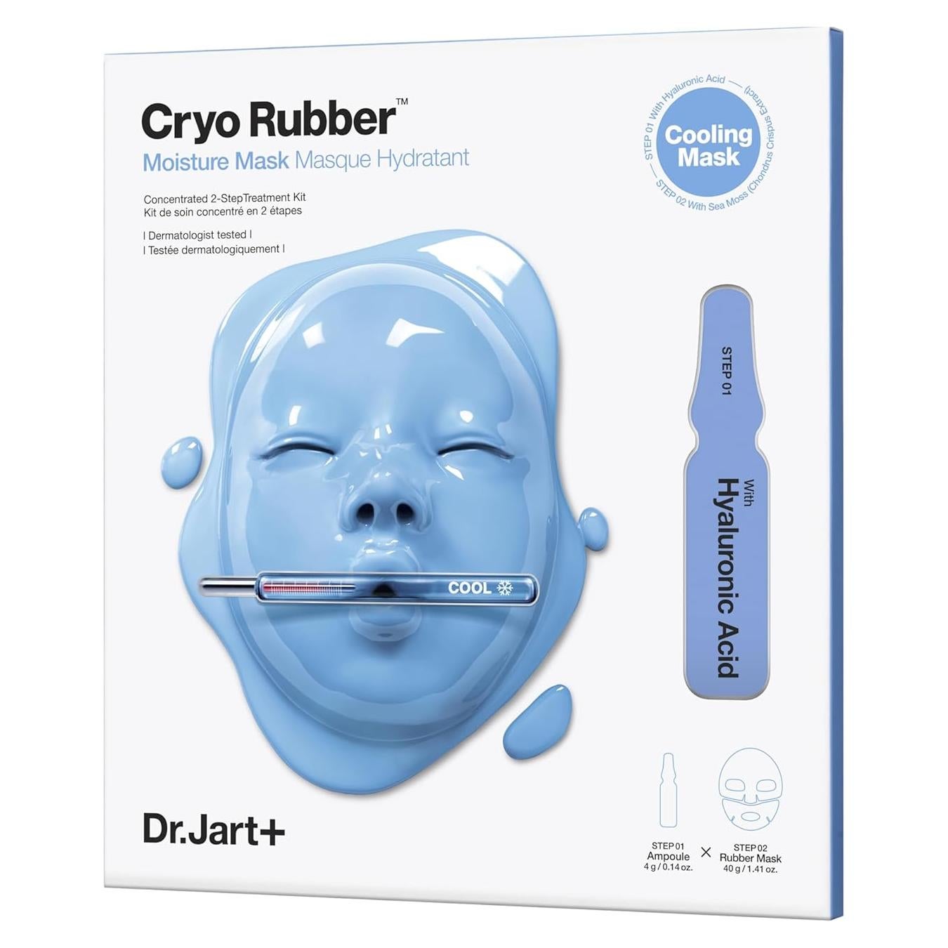 Máscara Facial Dr.Jart+ Cryo Rubber Hidratante 1 Paquete