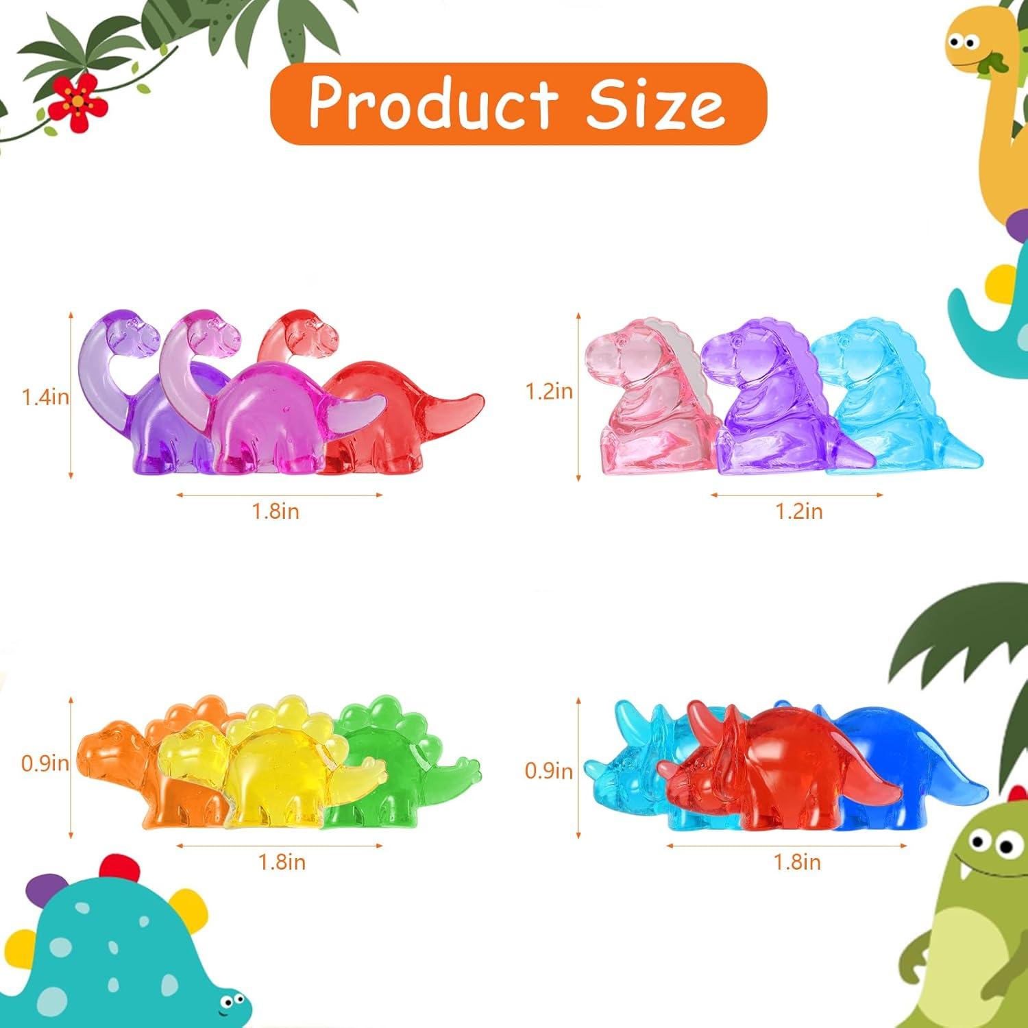 Figuras Mini Dinosaurios HAPTIME 50 Pcs Juguetes para Fiesta