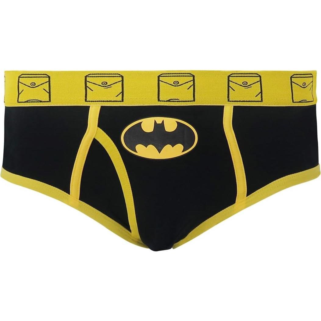 Calzoncillos de Hombre Batman - Cintura Elástica Amarilla