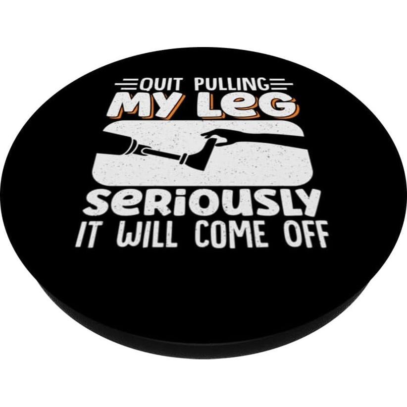 PopSockets Adhesivo PopGrip Prótese de Pierna Amputación