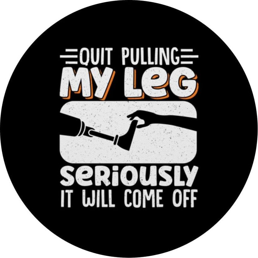 PopSockets Adhesivo PopGrip Prótese de Pierna Amputación